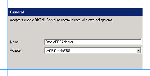 Hinzufügen WCF-OracleEBS Adapter zu BizTalk