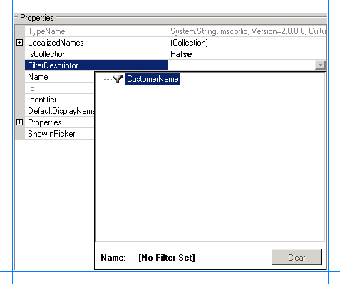 Zuordnen des Filters zu einem Methodenparameter