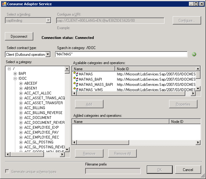 Durchsuchen von IDOCs in einem SAP-System