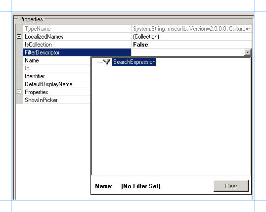 Zuordnen eines Parameters zu einem Filter