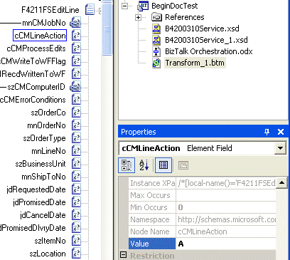 Zeigt ein hartcodiertes Zuordnungsbeispiel.