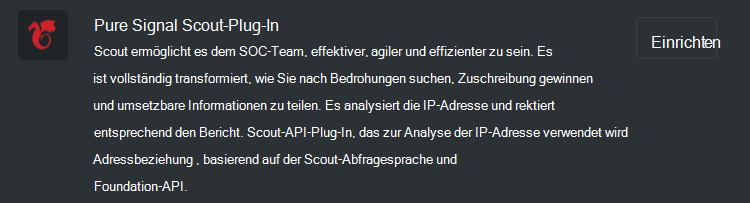 Abbildung des Pure Signal Scout-Plug-Ins.