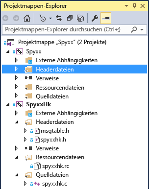 Screenshot des Spy plus plus Solution.