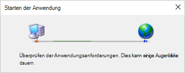 ClickOnce versucht, die Anwendung zu starten
