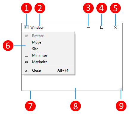 Screenshot, der einen Teil eines WPF-Fensters zeigt.