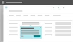 Illustration of teaching tip pointing to an input field.