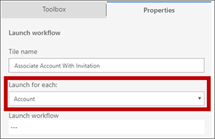 Starten eines Workflows für jede Firma.