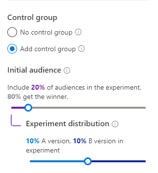 A/B-Test mit Kontrollgruppe