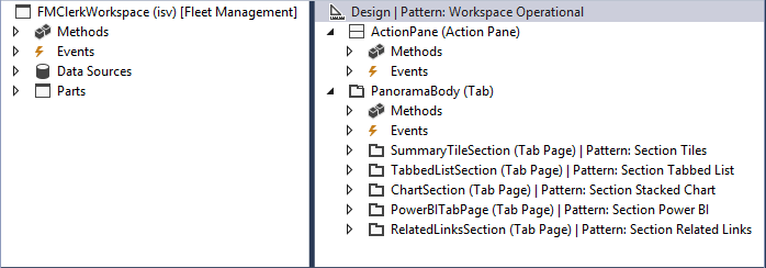 Formular FMClerkWorkspace vor den Änderungen.