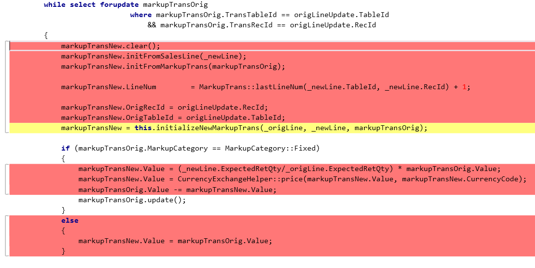 Refactoring a while block (before).