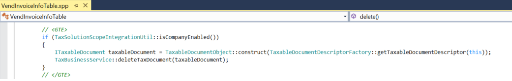 Transaction deletion method.