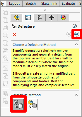 Option „Simplify Geometry“.