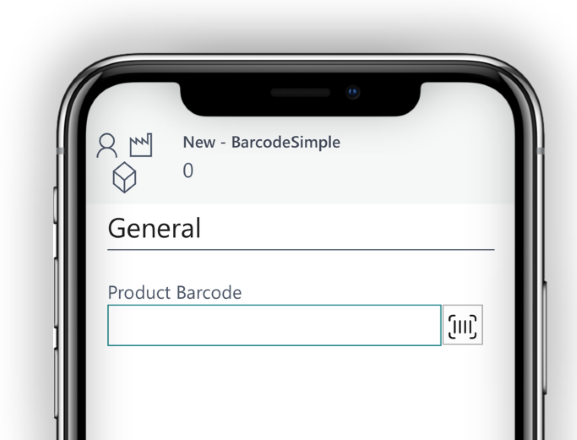 Barcodescanner auf dem Mobiltelefon