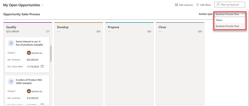 Liste der Kanban-Typen