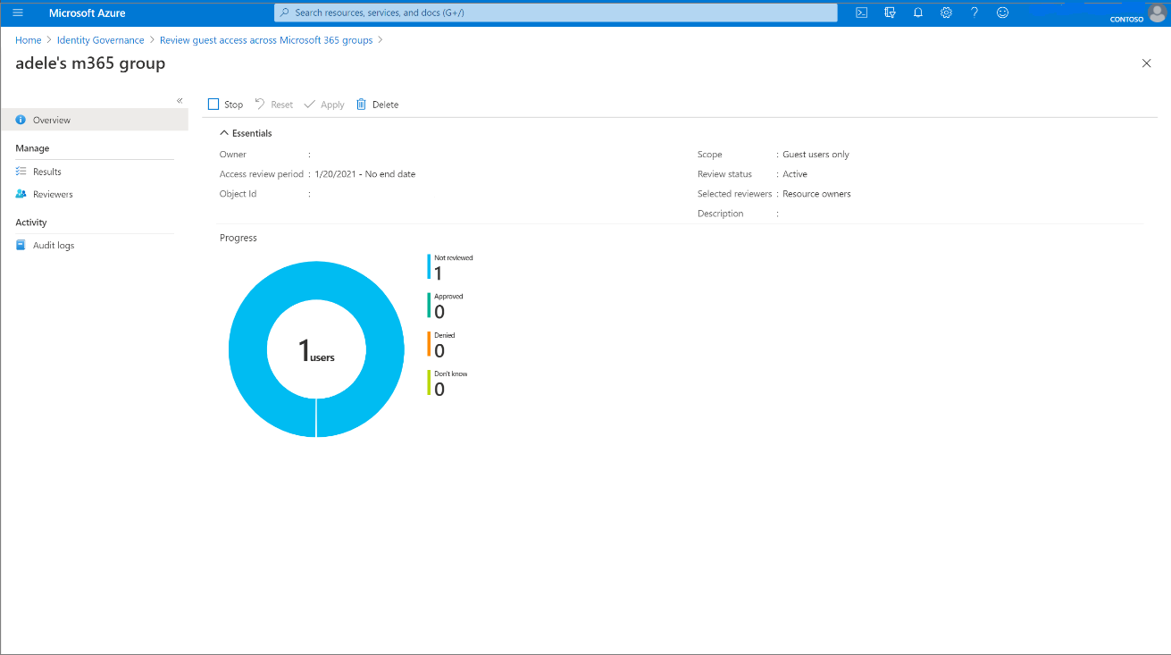 Details zur Überprüfung des Gastzugriffs für Microsoft 365-Gruppen