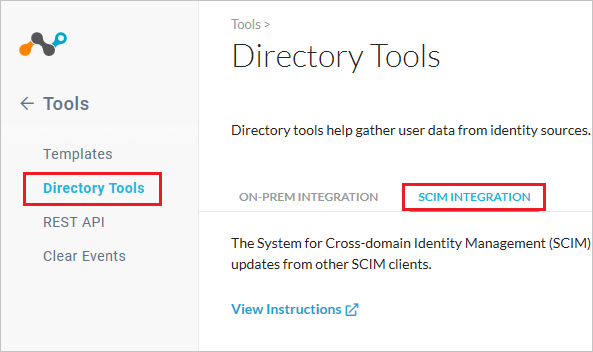 Netskope User Authentication: SCIM hinzufügen