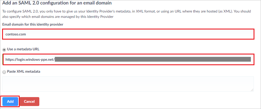 SAML-Zertifikat