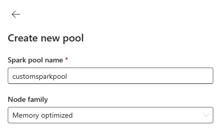 Screenshot: Optionen zum Erstellen von benutzerdefinierten Pools.