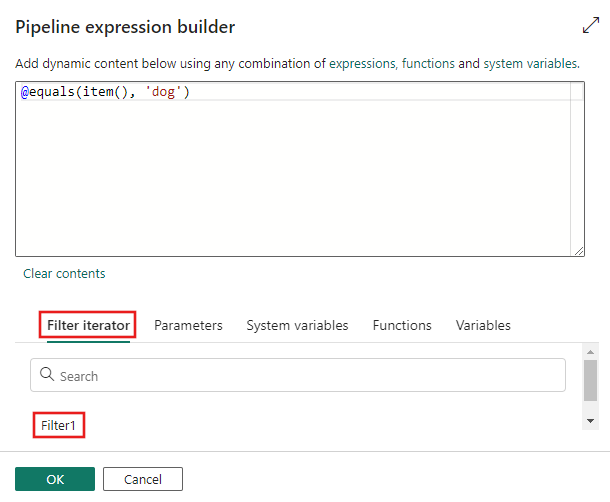 Screenshot showing the Condition setting value to select for a specific animal.