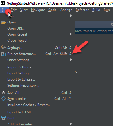 Intellij: Hinzufügen von JAR-Dateien zum Klassenpfad