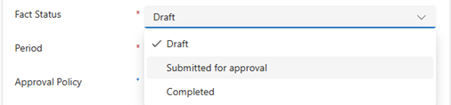 Screenshot of submitting an approval.