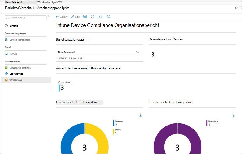 Arbeitsmappen: interaktive Berichte