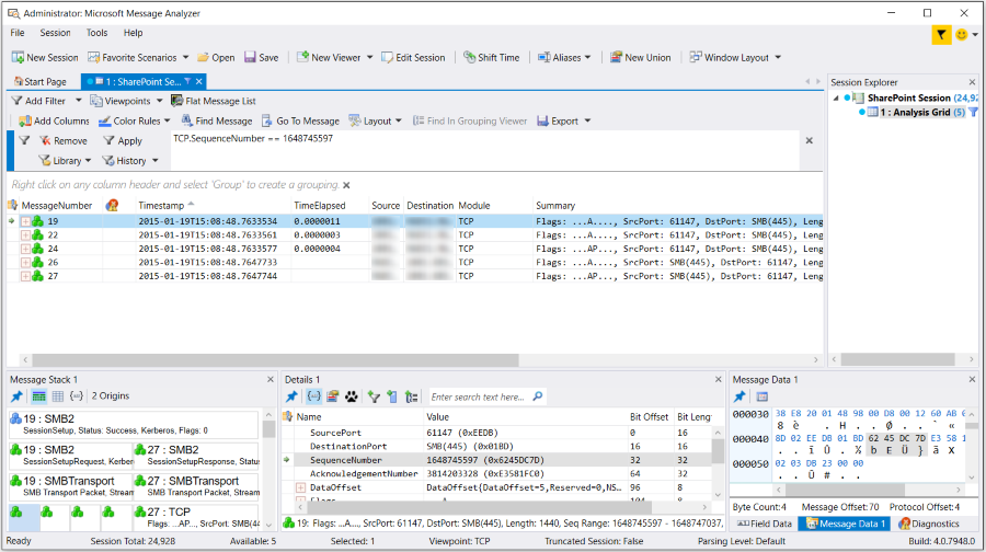 Message Analyzer TCP Filter and TCP Viewpoint Applied_Resize.png