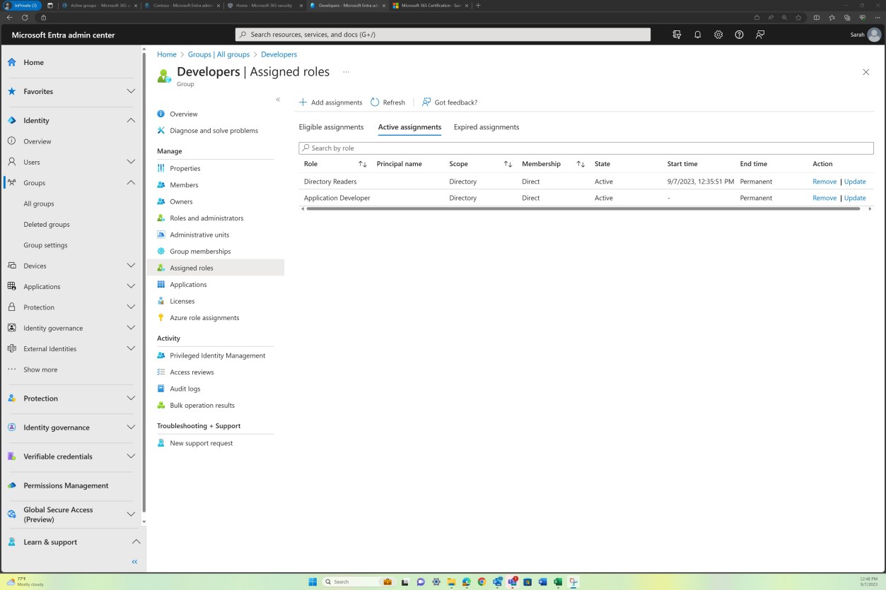 Microsoft Entra Admin Center-Benutzer.