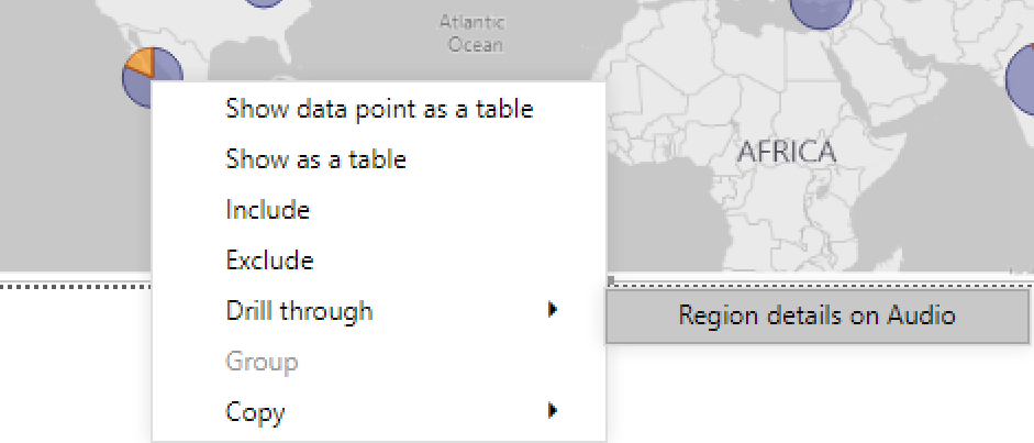 Screenshot aller Audiodaten für das letzte Jahr in Teams-Nutzungsberichten.