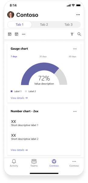 Das Beispiel zeigt bewährte Methoden für eine persönliche App auf Mobilgeräten.