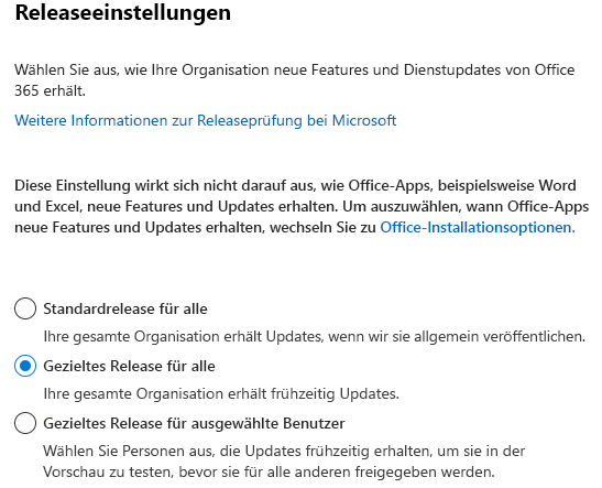 Der Screenshot zeigt das Microsoft 365 Admin Center Menü 