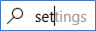 Beispiel für die automatische Vervollständigung mit dem Wort „settings“