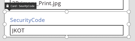 Sicherheitscode auswählen