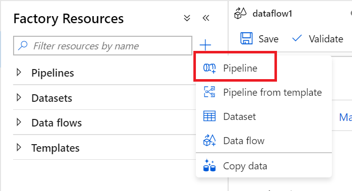 Eine neue Pipeline erstellen