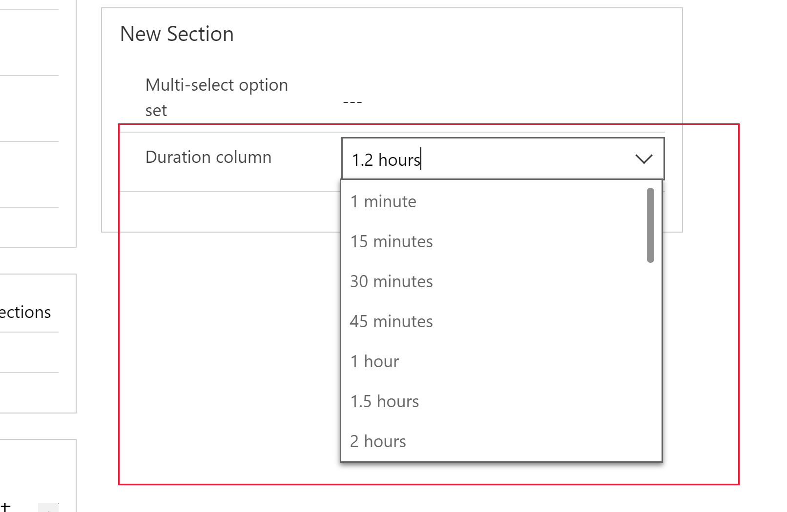 Whole number with duration format