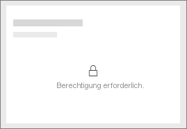 Screenshot that shows the Power BI locked tile.