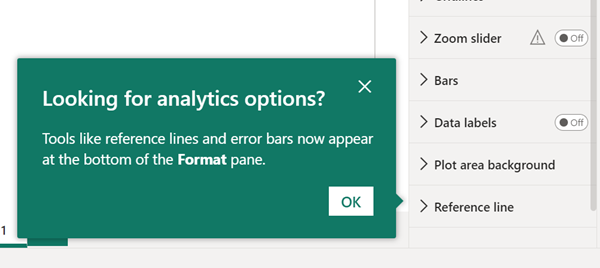 Screenshot der Hilfe zum Analysebereich.