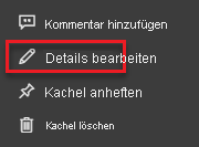 Details bearbeiten