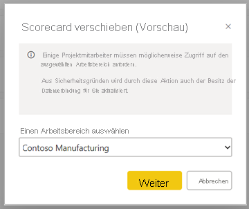 Screenshot: Dialogfeld „Scorecard verschieben“