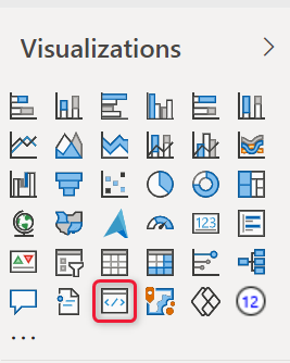 Auswahl des Visuals