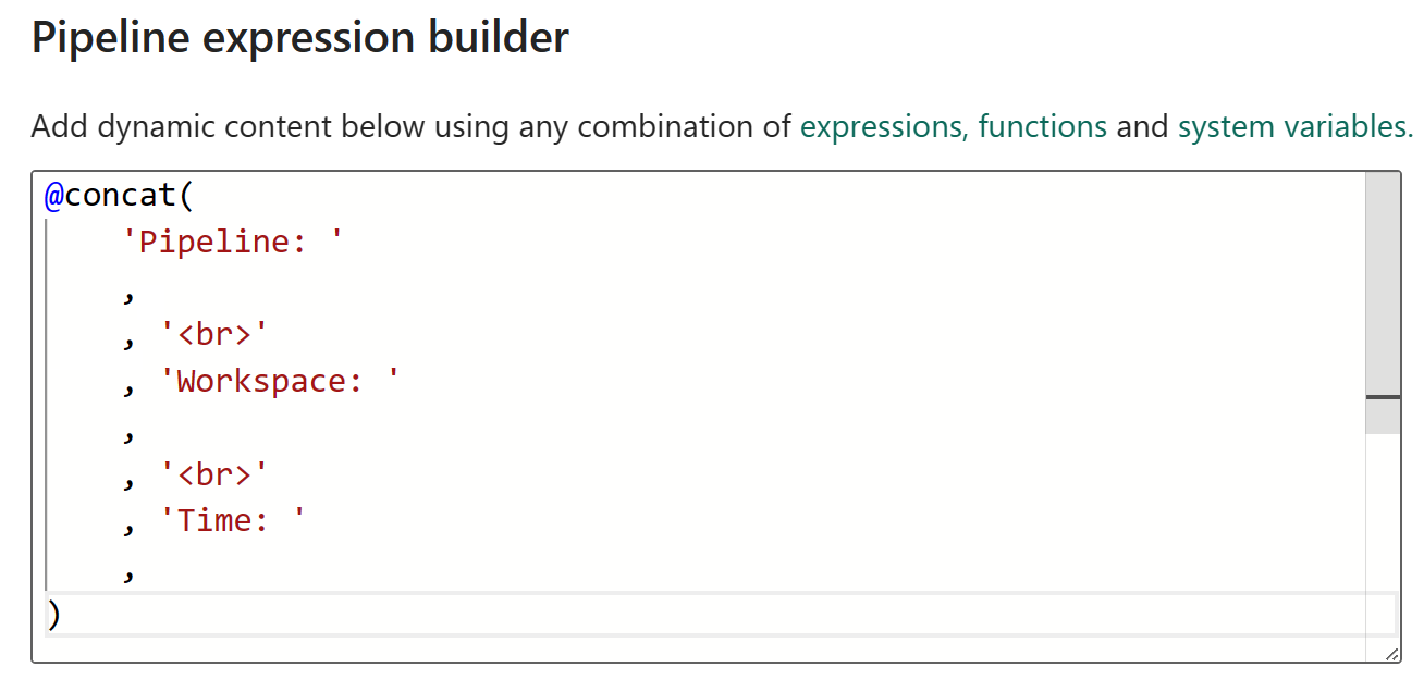 Screenshot: Office365 Outlook-Aktivität mit Ausdrucks-Generator.