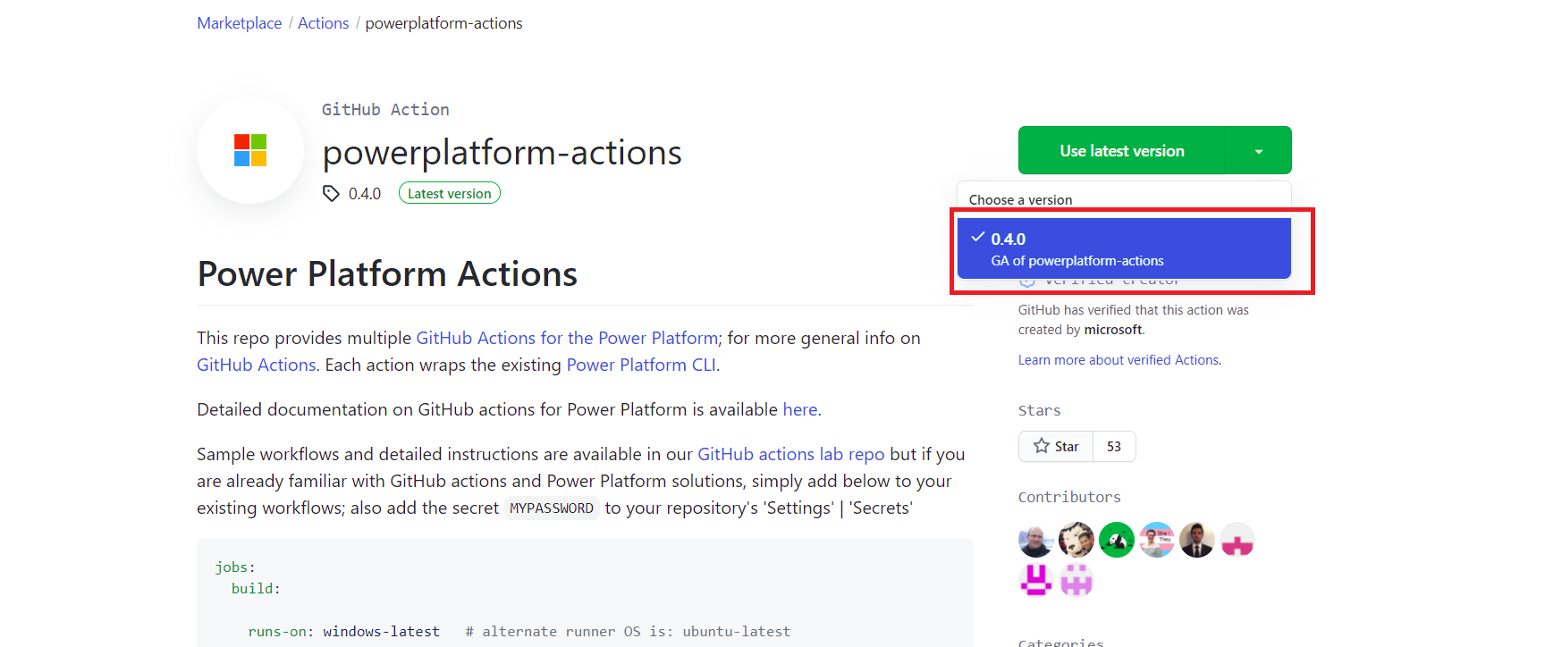 GitHub Actions installieren