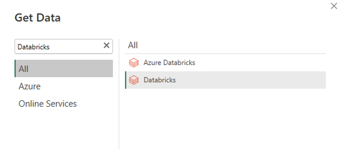 Abrufen von Daten aus Databricks Cloud.