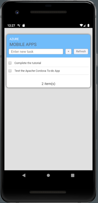 Apache Cordova App