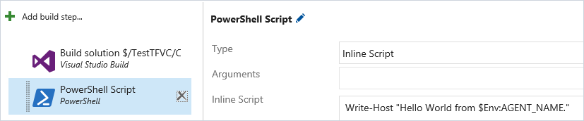 inline powershell script