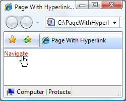 Page with Hyperlink