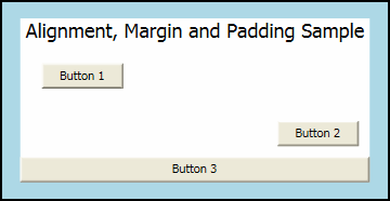 Beispiel für WPF-Positionierungseigenschaften