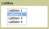 ListBox-Bildschirmabbildung