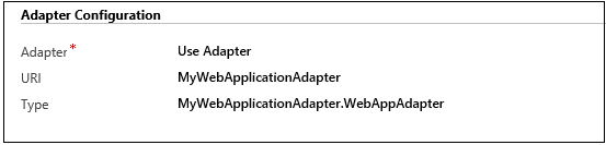 Webadapterkonfiguration in Dynamics 365