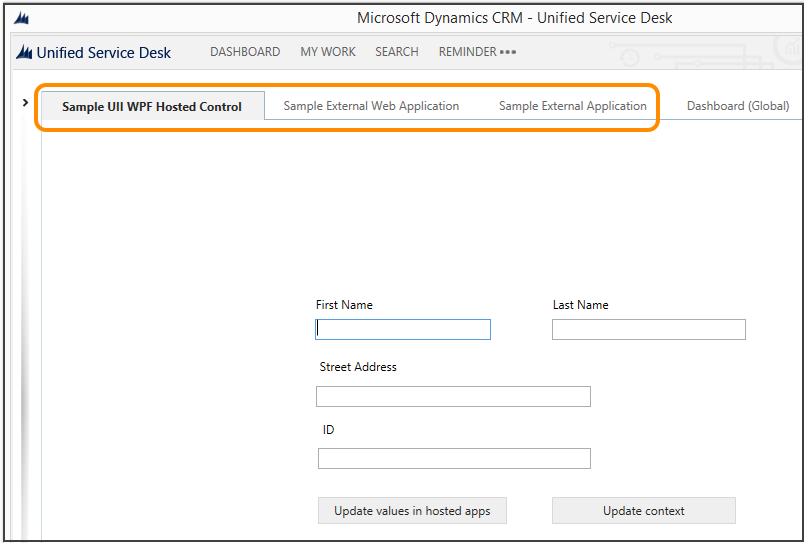 Beispiel zu einem UII-WPF gehosteten Steuerelement